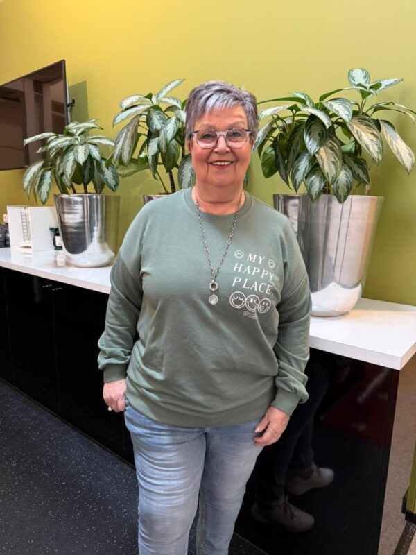 Only Carmakoma Trui mintgroen smiley