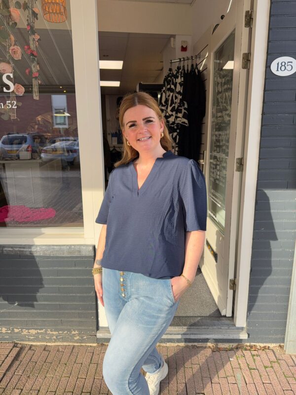 Only Carmakoma Top blauw