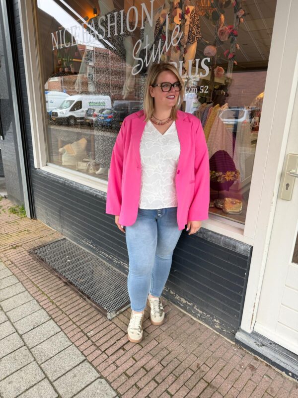 NF Blazer Plus size fuchsia