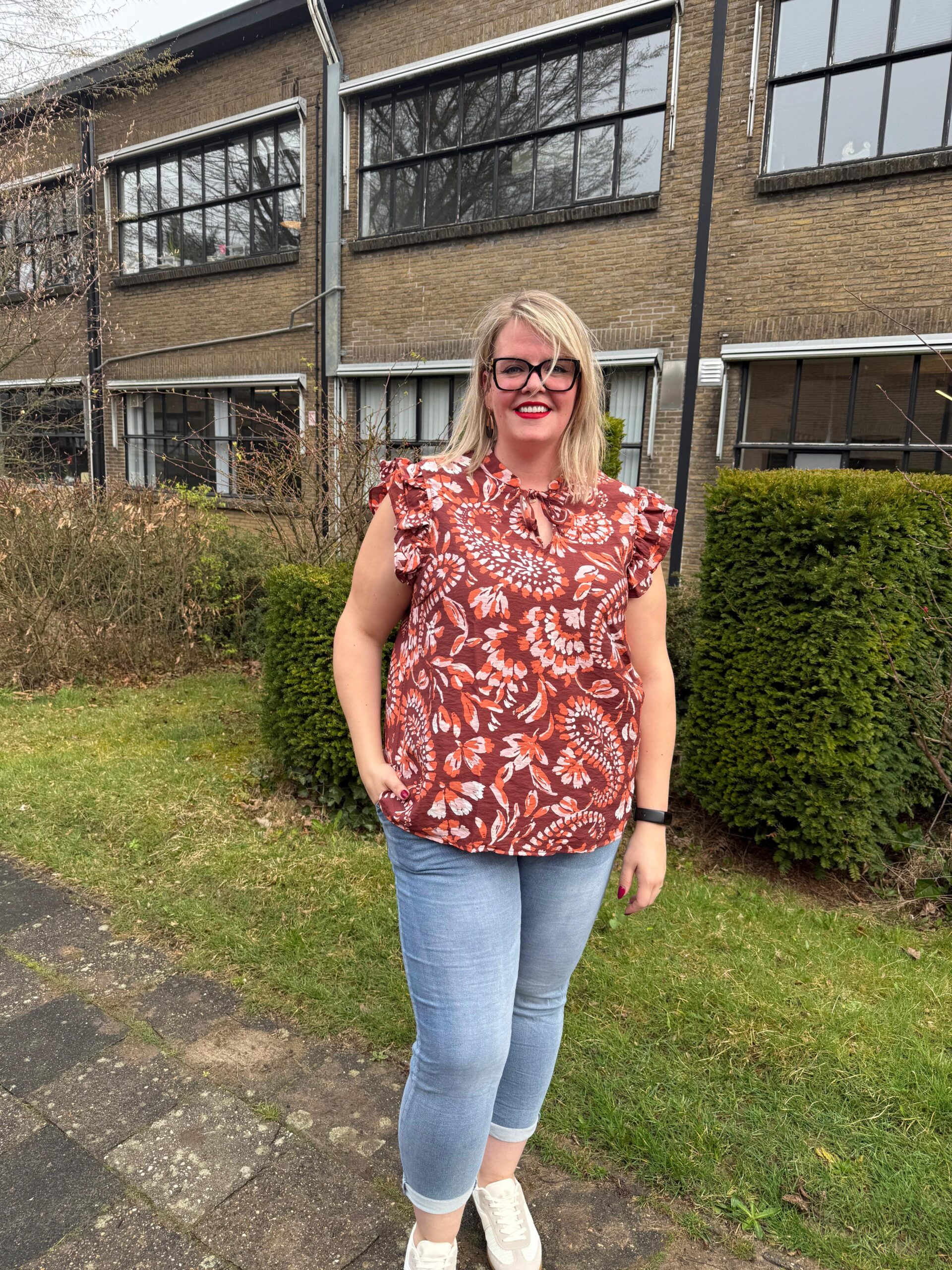 Vero Moda Curve Top Roestbruin