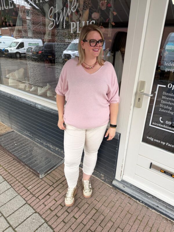 Triple Nine Vleermuis Trui roze