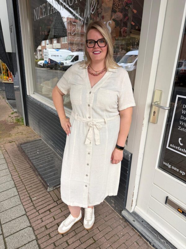 Only Carmakoma Jurk Beige