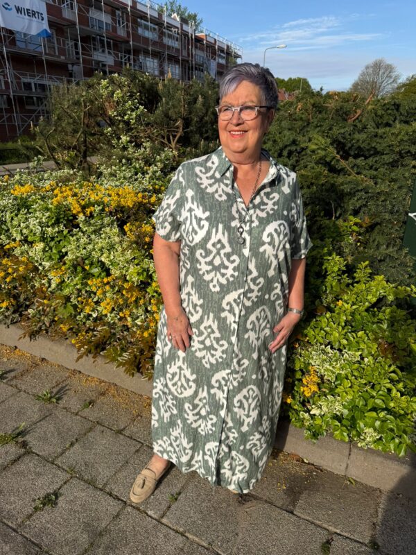 Vero Moda Curve Jurk Print groen