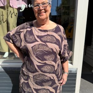 Only Carmakoma Top Bruin print